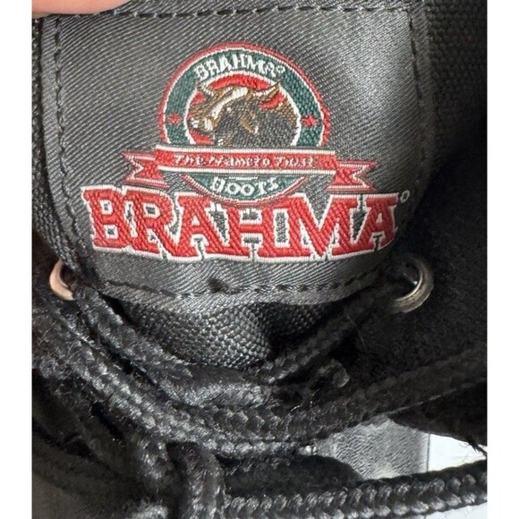 Brahma Escott Men's Soft Toe 6" Black Work Boot Slip & Oil Resistant Size 10W - Picture 6 of 6